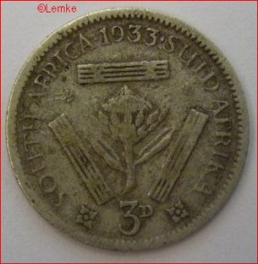 Zuid Afrika KM 15.2-1933 voor